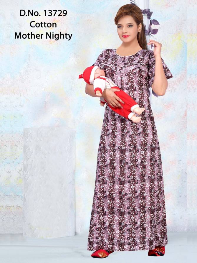 Seven Cross Mother Feeding Nighty Western Catalog